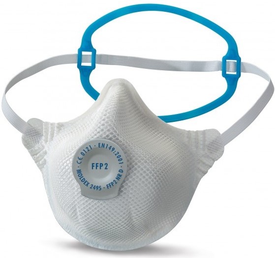 MOLDEX Feinstaubmaske 2495 FFP2 NR D mit Ventil MOLDEX Feinstaubmaske 2495 FFP2 NR D mit Ventil