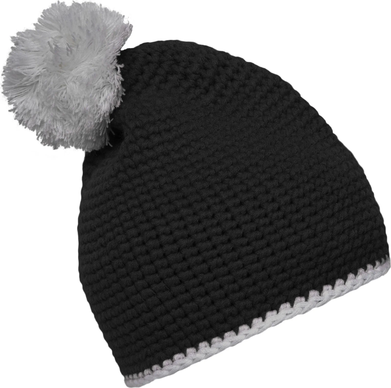 myrtle beach Pompon Hat with Contrast Stripe