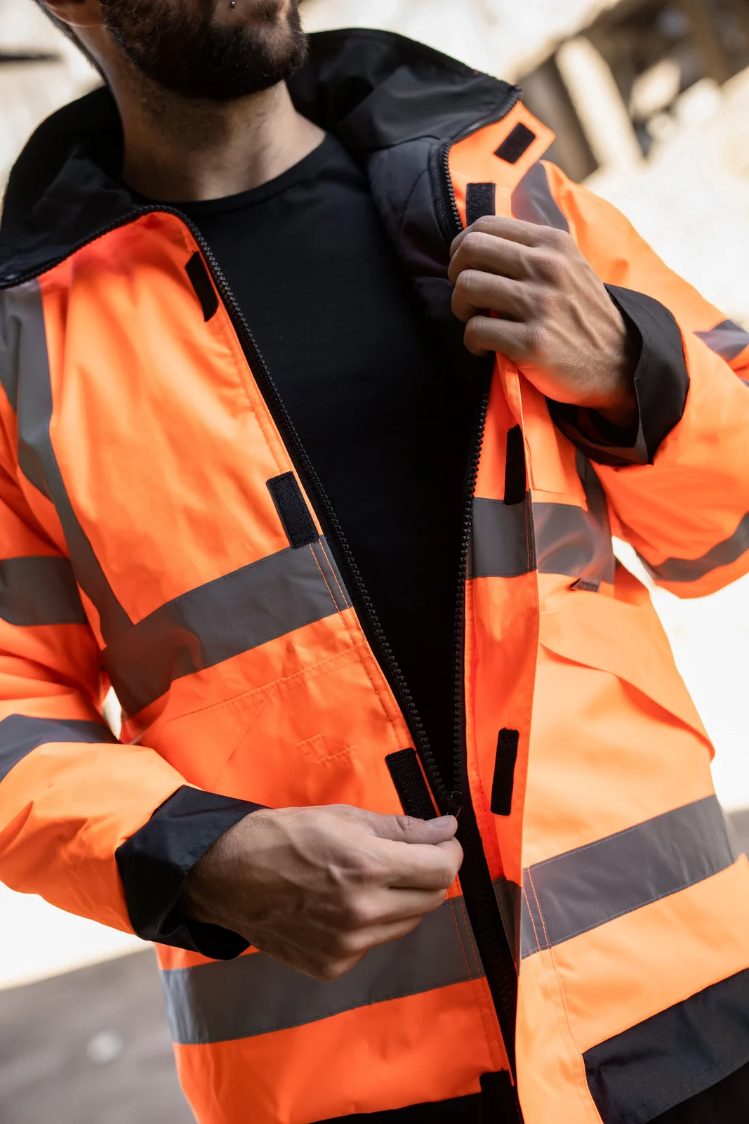 Korntex Premium Hi-Vis Rain-Jacket Tampere