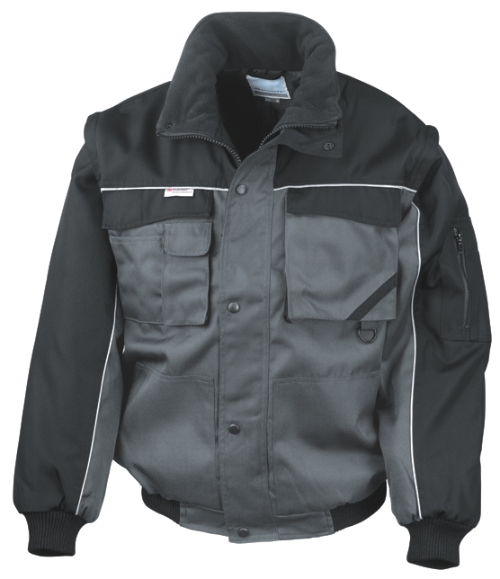 Result Zip Sleeve Heavy Duty Jacket Result Zip Sleeve Heavy Duty Jacket