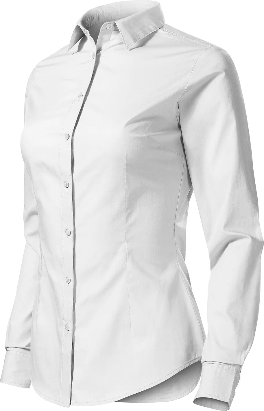malfini-229-style-ls-hemd-damen-weiss-left-3 MALFINI Bluse Style LS 229