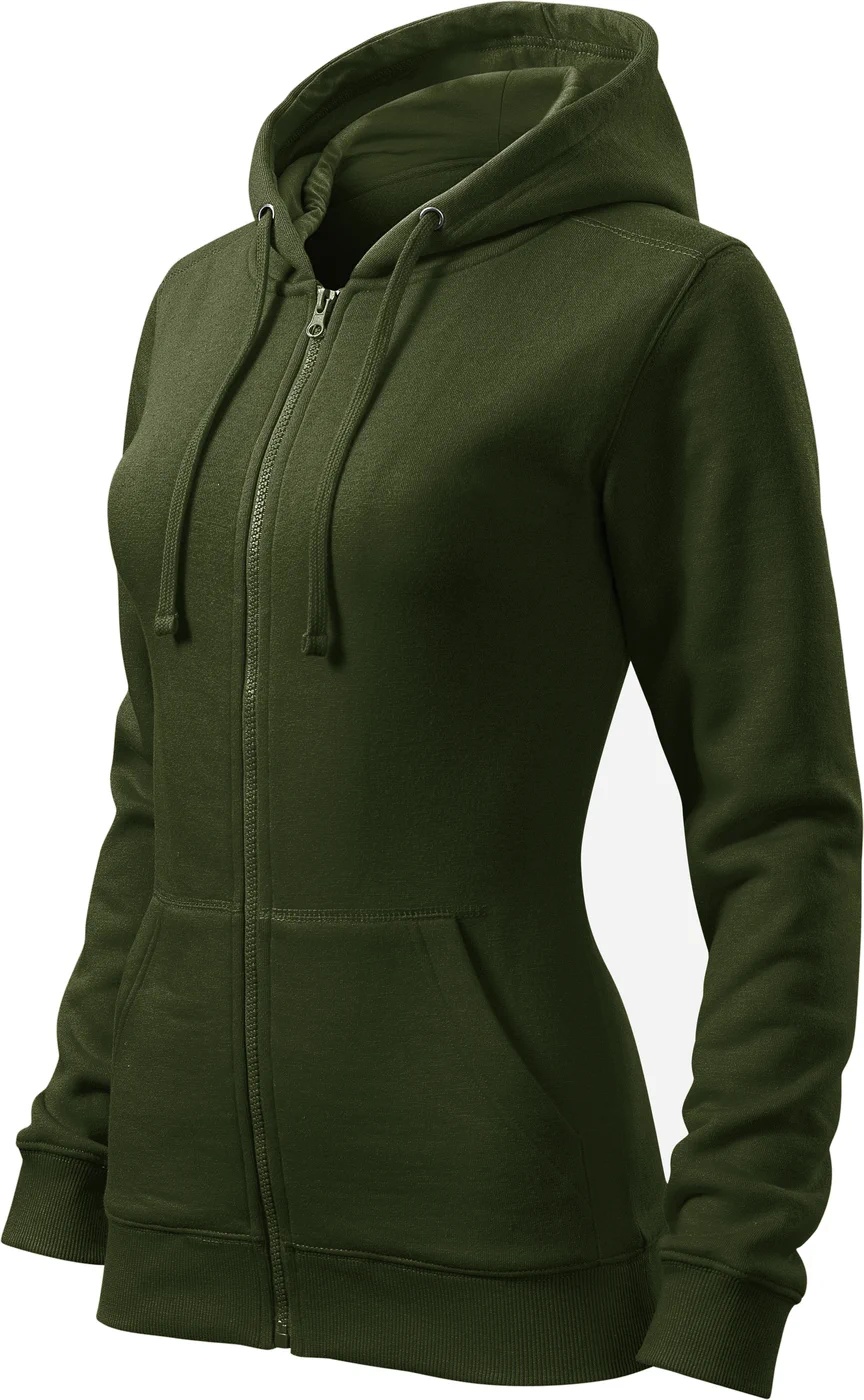MALFINI Sweatshirt Damen Trendy Zipper 411