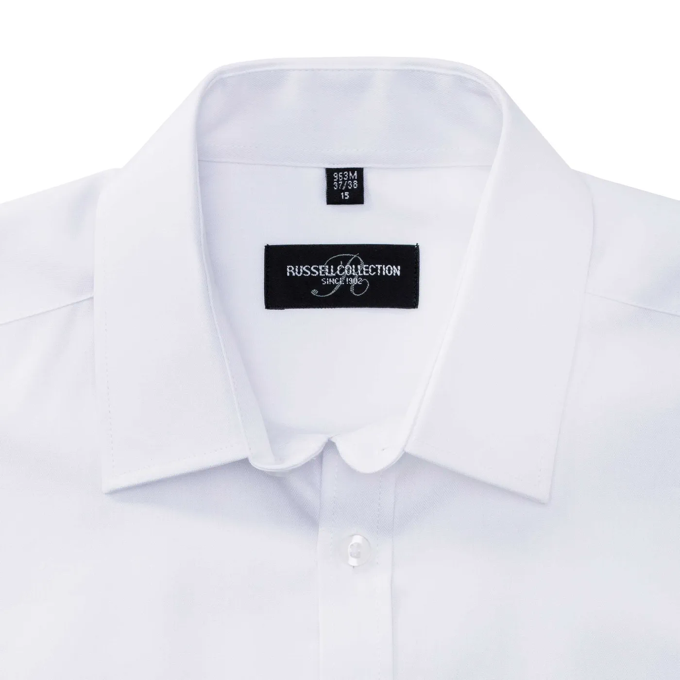 Russell Men's Short Sleeve Herringbone Shirt