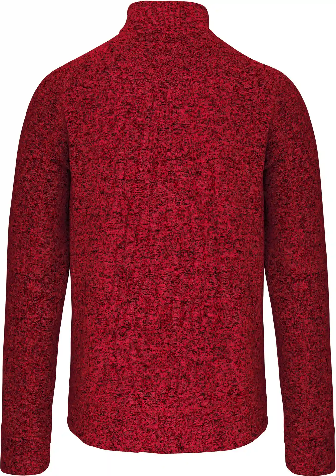 Kariban Herren Melange Strickfleece Jacke