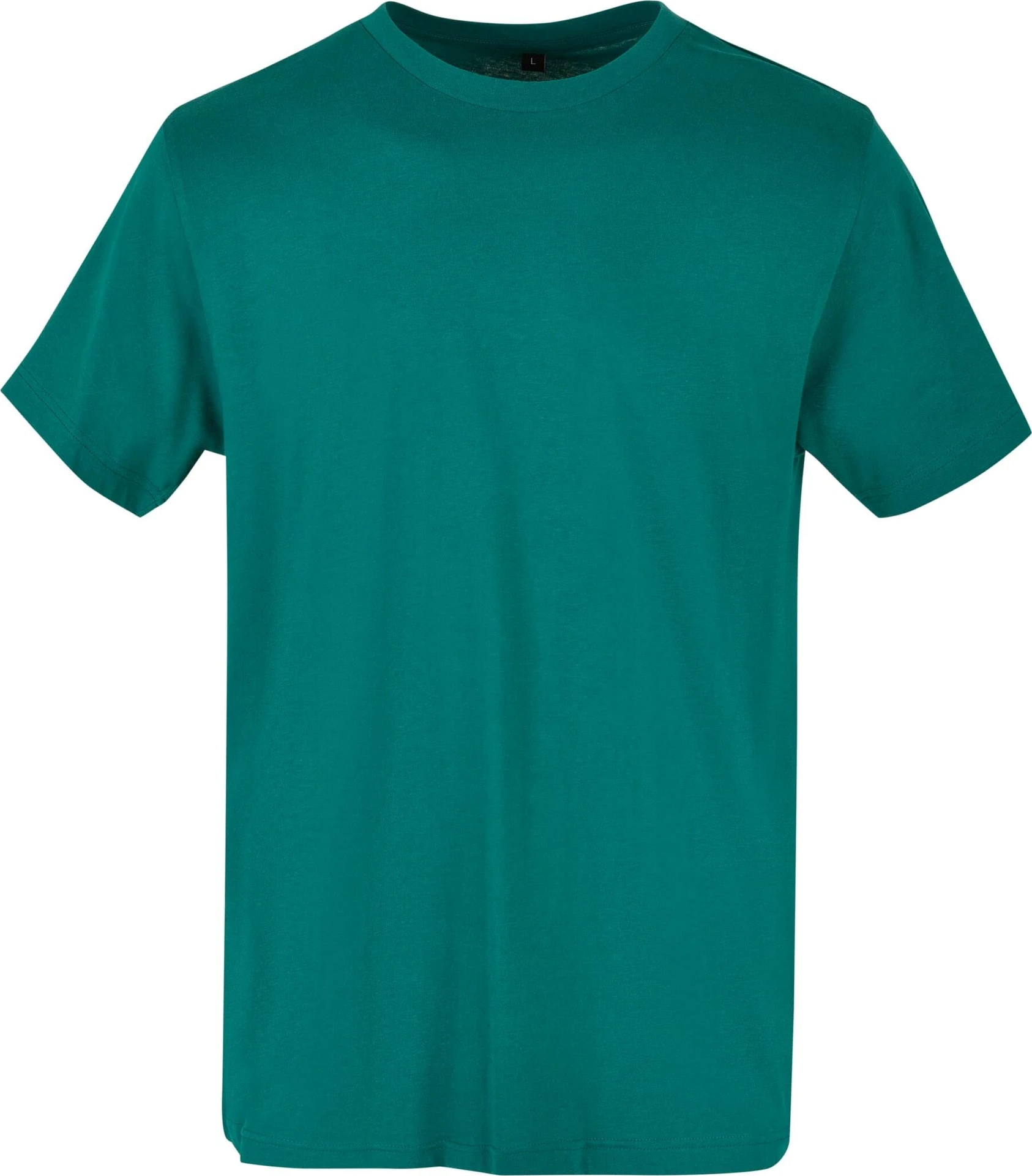 BYB-BB010-basic-round-neck-t-shirt-green-front-4 Build Your Brand Basic Round Neck T-Shirt