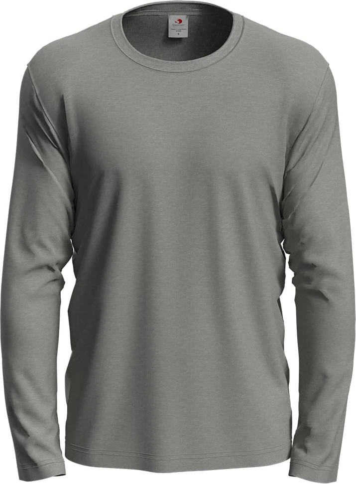 stedman-st2500-classic-t-shirt-long-sleeve-greyheather-front-4 Stedman Classic-T Long Sleeve