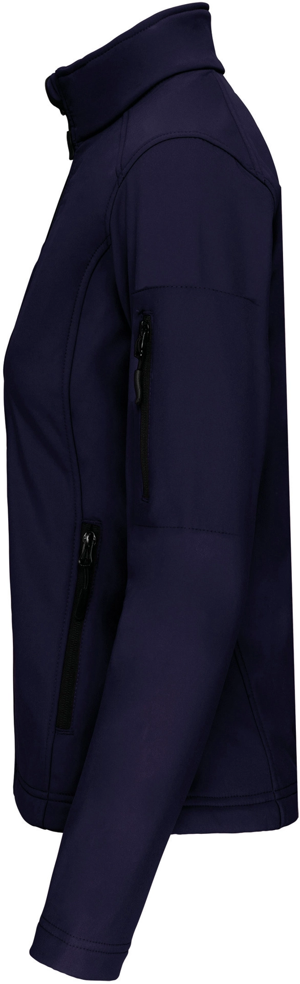 kariban-K400-damen-3-lagen-softshell-jacke-navy-left-7 Kariban Damen 3-Lagen Softshell Jacke