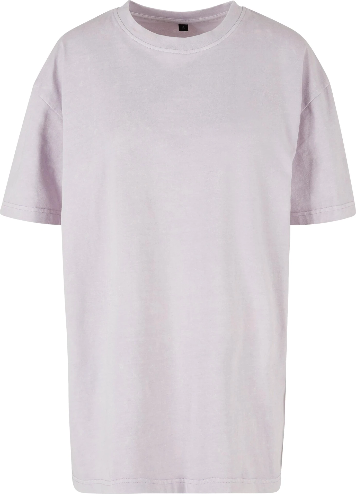 BYB-BY270-ladies-oversized-acid-wash-t-shirt-softlilac-front-4 Build Your Brand Ladies Oversized Acid Wash Tee