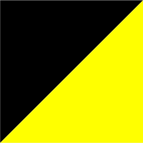black/neon yellow