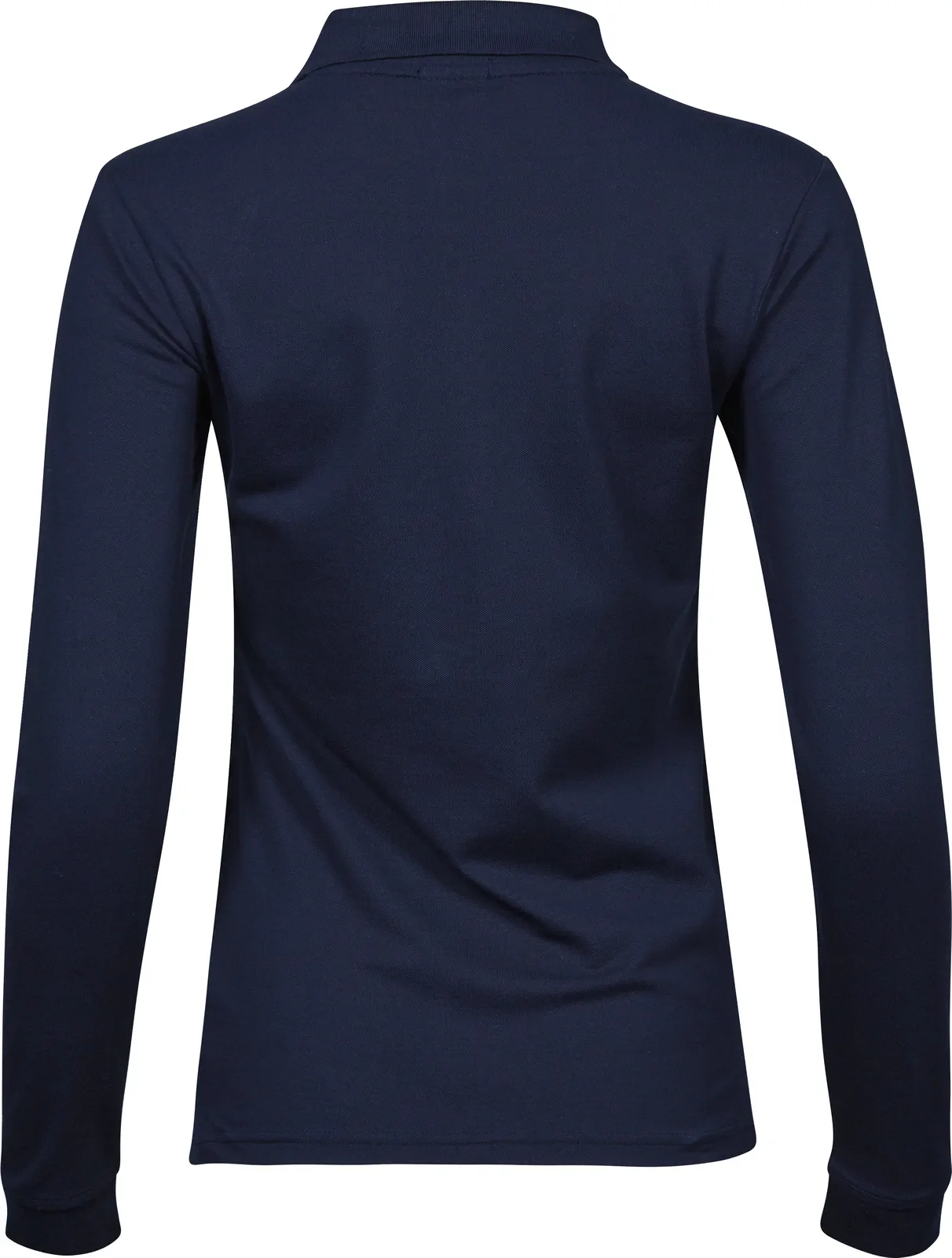 tee-jays-146-womens-luxury-stretch-long-sleeve-poloshirt-navy-back-3 Tee Jays Ladies Luxury Stretch Long Sleeve Polo