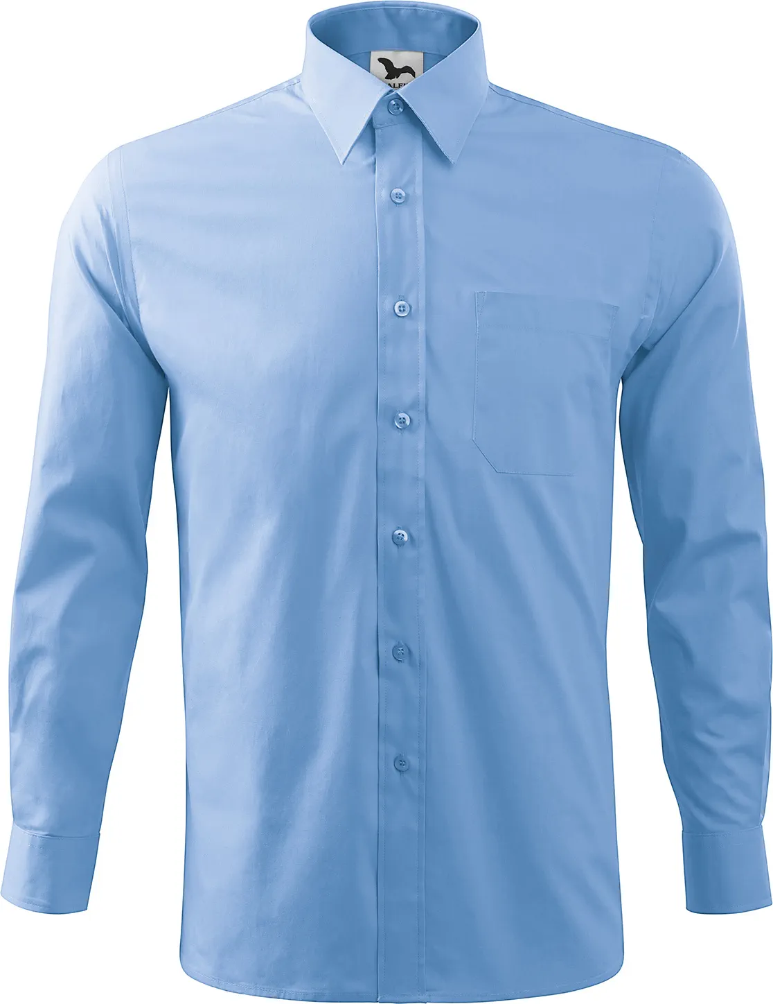 malfini-209-style-ls-hemd-herren-himmelblau-front-2 MALFINI Hemd Style LS 209