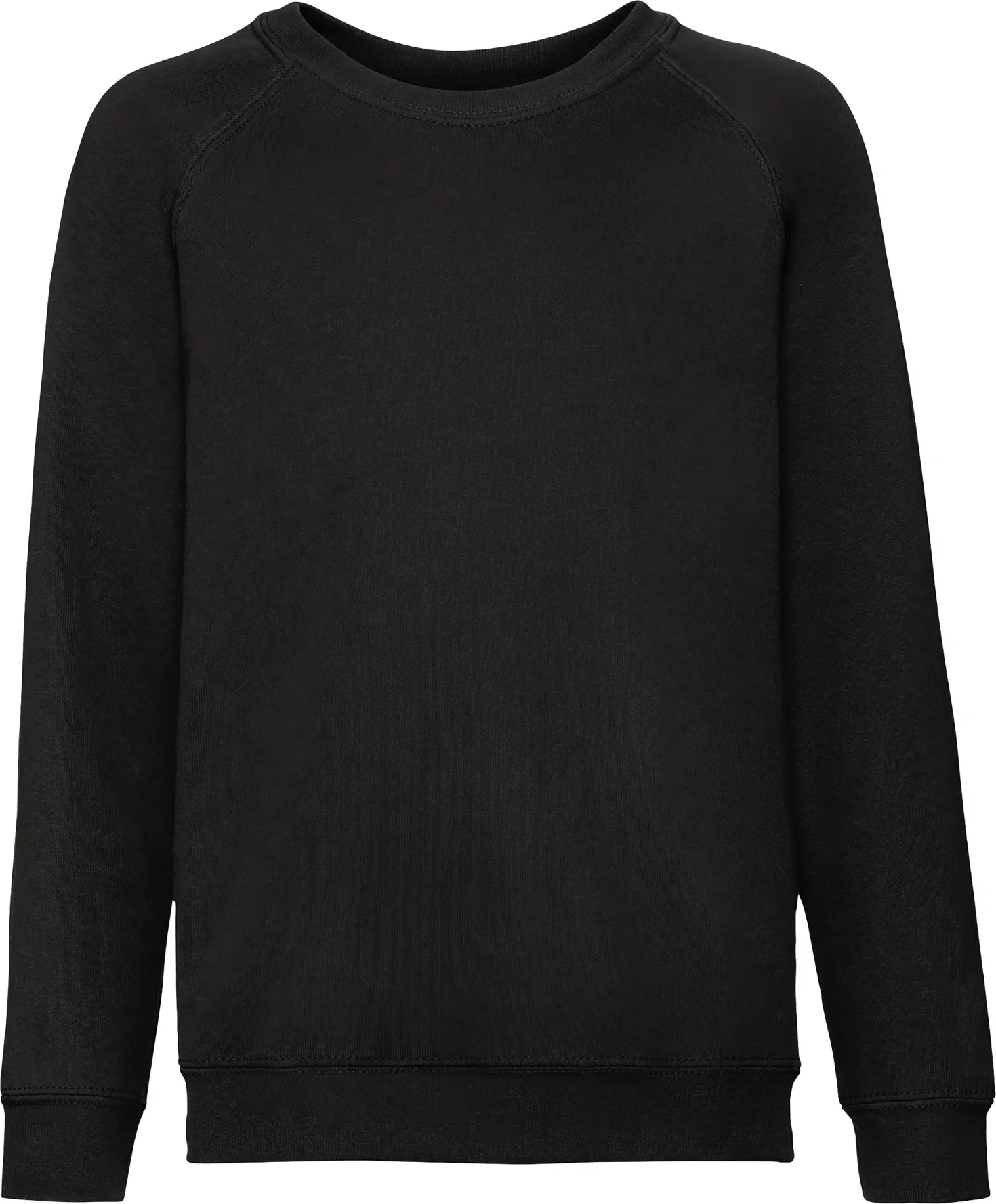 fruit-of-the-loom-62-039-0-kids-classic-raglan-sweatshirt-black-4 F.O.L. Classic Raglan Sweat Kids