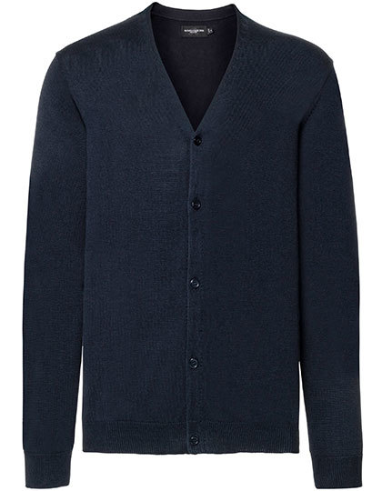 Russell Men's V-Neck Knitted Cardigan