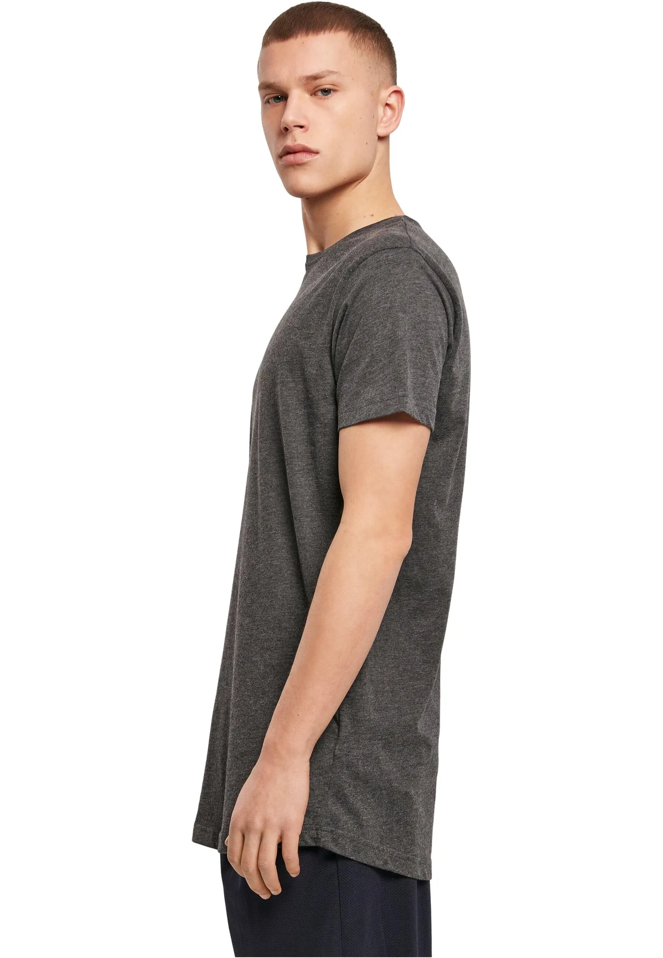 Build Your Brand Shaped Long Tee