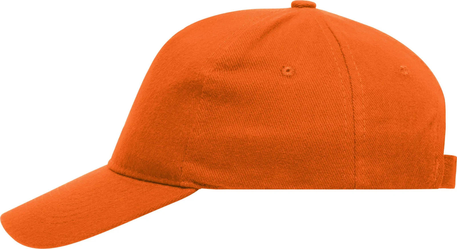 daiber-mb092-5-panel-cap-heavy-cotton-orange-left-4 daiber 5-Panel Cap Heavy Cotton