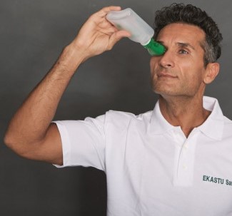 EKASTU Augenspülflasche MINI-ECO mit Trichter, EY EKASTU Augenspülflasche MINI-ECO mit Trichter, EY