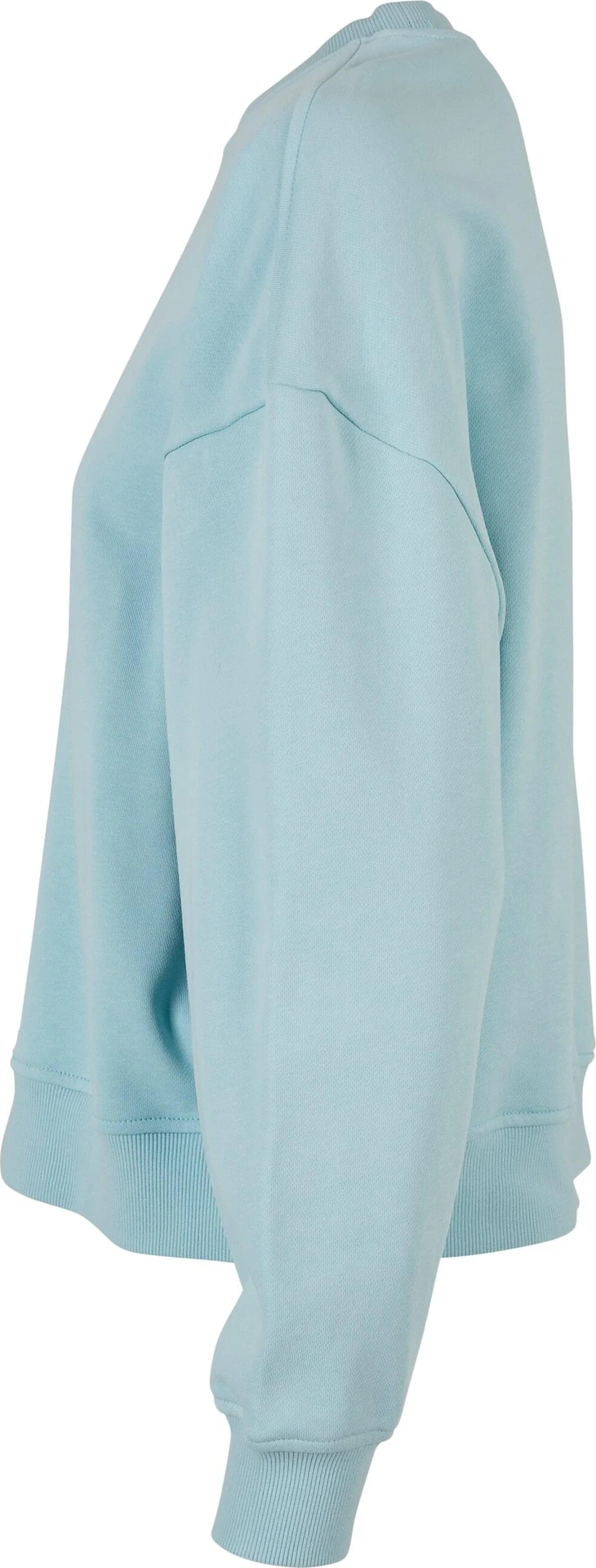 Build Your Brand Ladies Oversized Crewneck Sweatshirt
