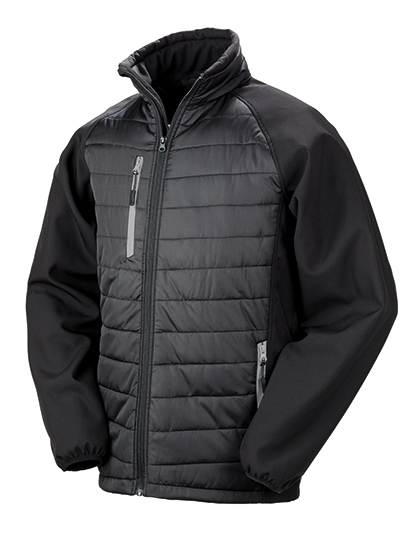 Result Black Compass Softshell Jacket