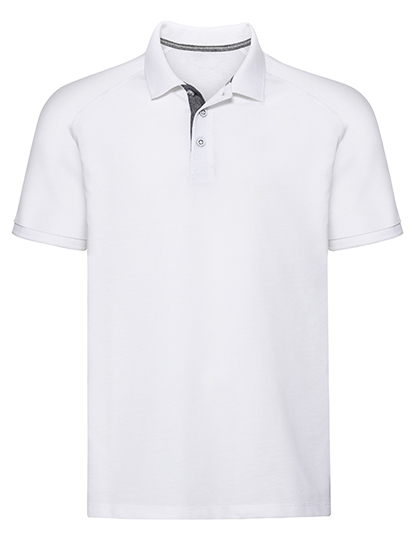 Russell Men`s HD Raglan Polo Russell Men`s HD Raglan Polo