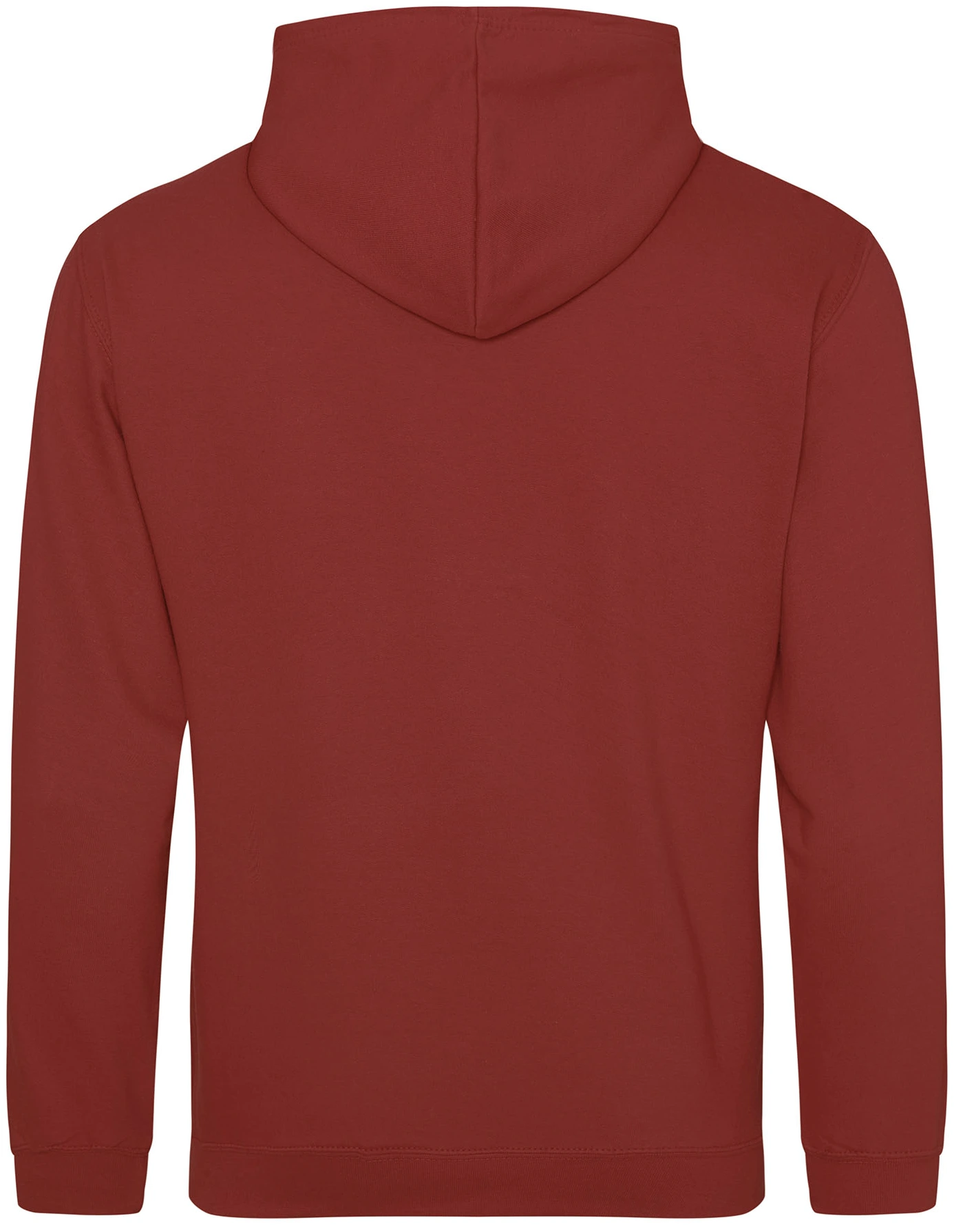justhoods-jh001-college-hoodie-brickred-back-3 Just Hoods College Hoodie