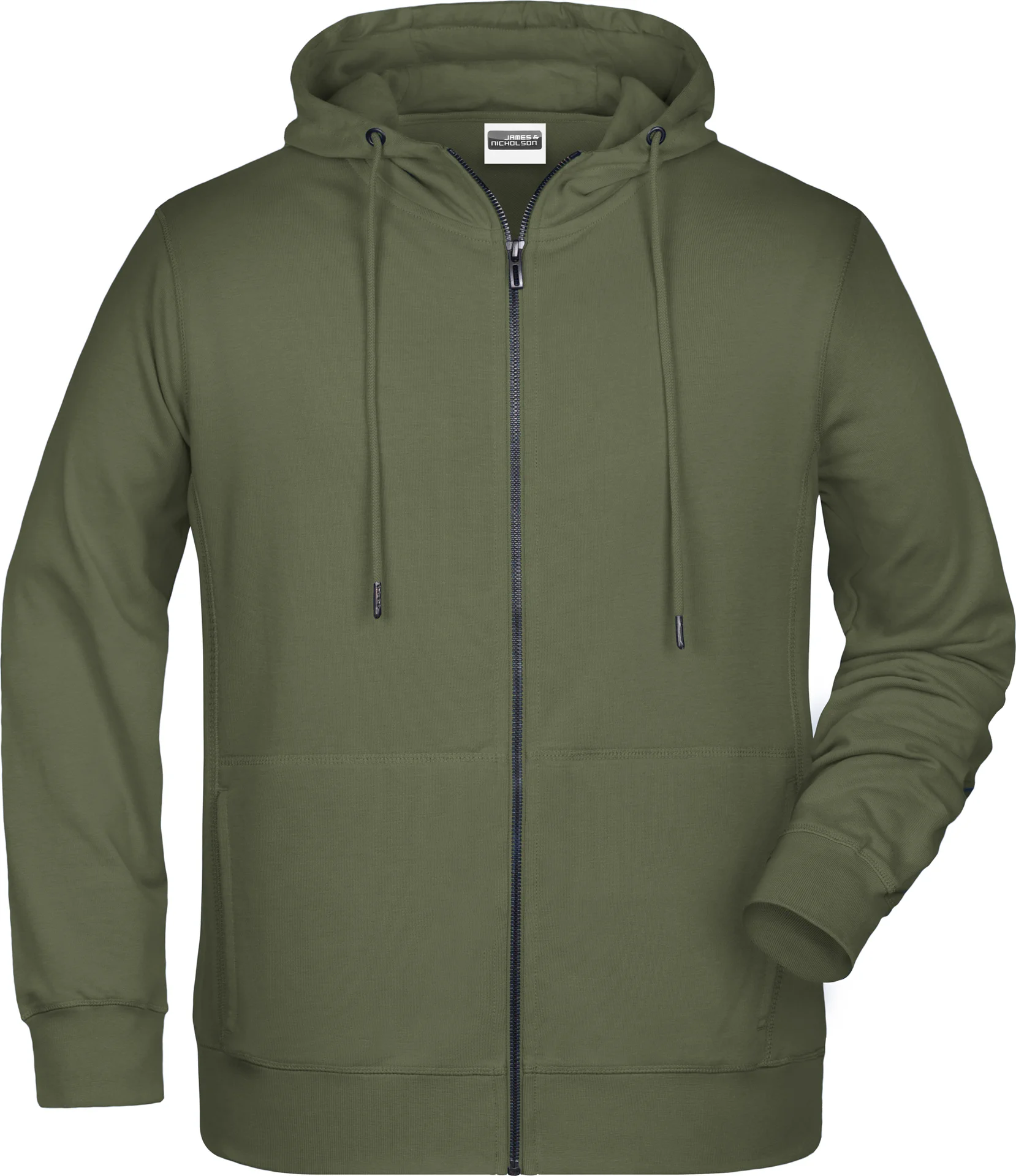 James & Nicholson Men`s Zip-Hoody