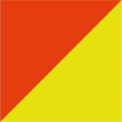 leuchtrot/leuchtgelb