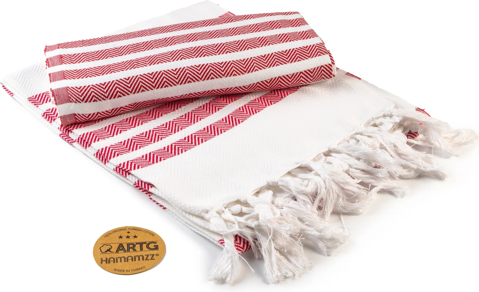 artg-ar053-hamamzz-dalaman-towel-firered-front-1 ARTG Hamamzz® Dalaman Towel