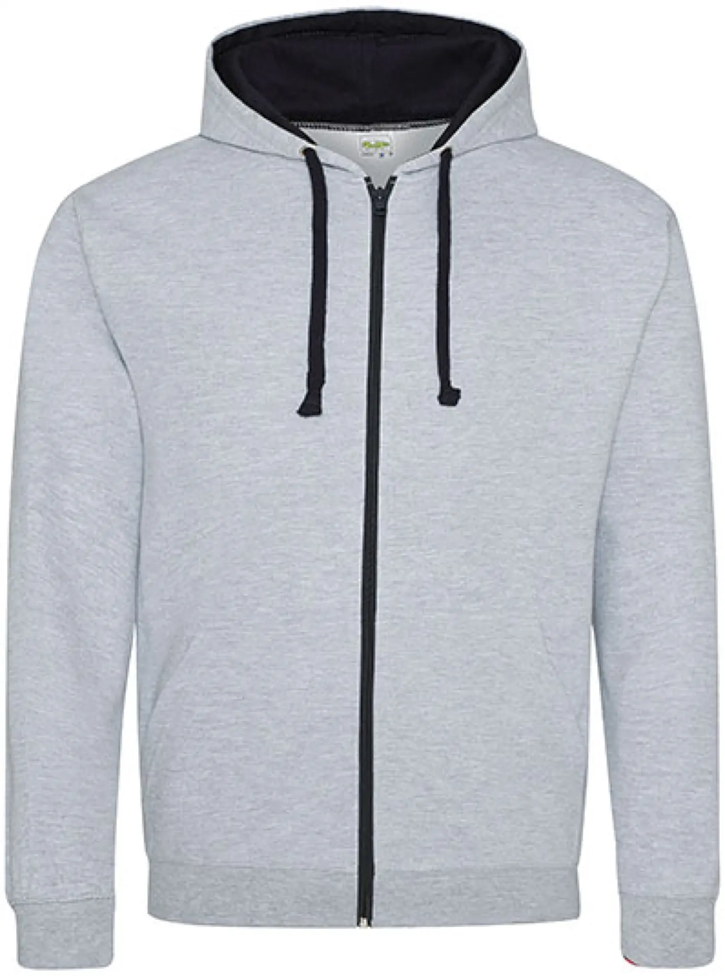 justhoods-jh053-varsity-zoodie-heathergrey-frenchnavy-front-1 Just Hoods Varsity Zoodie
