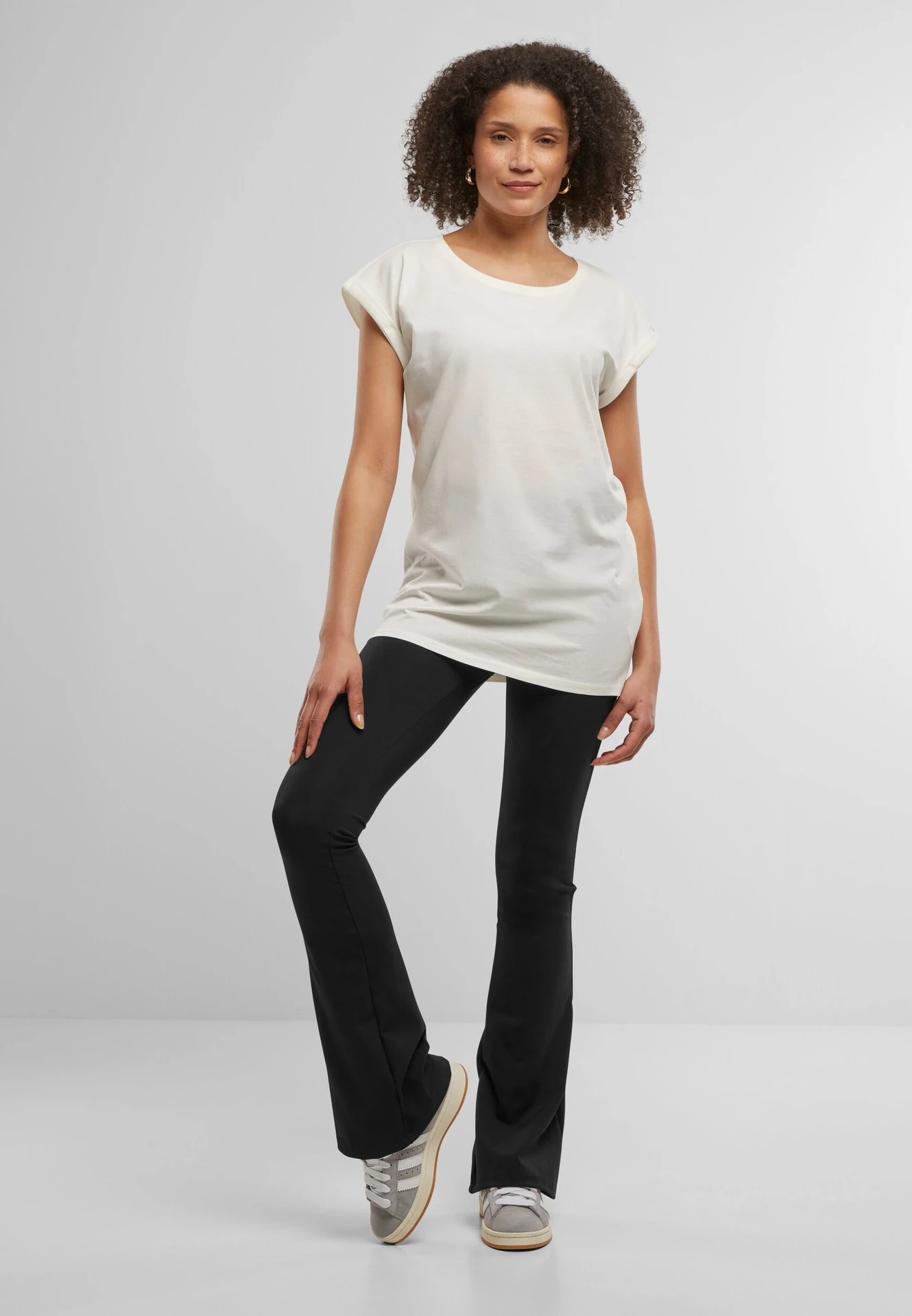 Build Your Brand Ladies Extended Shoulder Tee