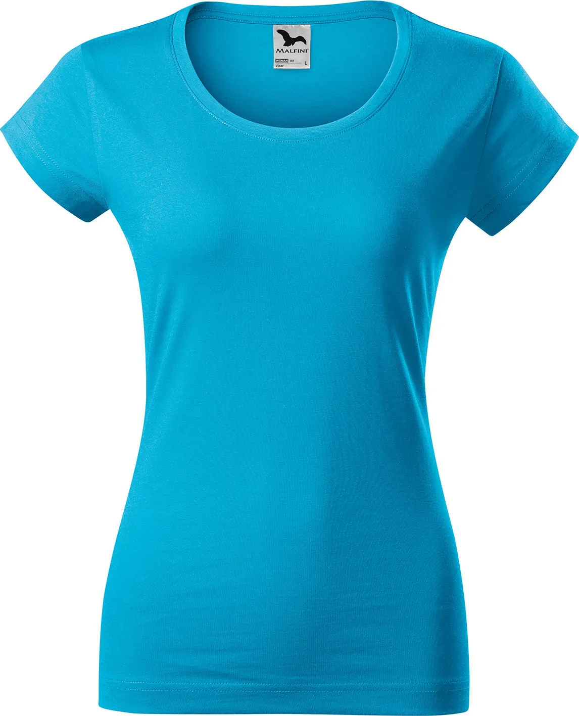 malfini-161-viper-t-shirt-damen-tuerkisblau-front-2 MALFINI T-Shirt Damen Viper 161