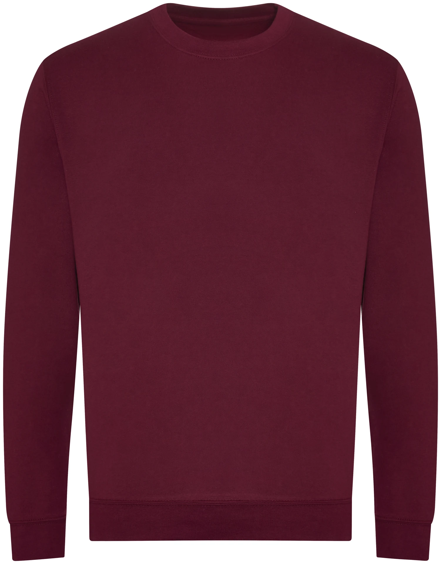 justhoods-jh230-organic-sweatshirt-burgundy-front-1 Just Hoods Organic Sweat
