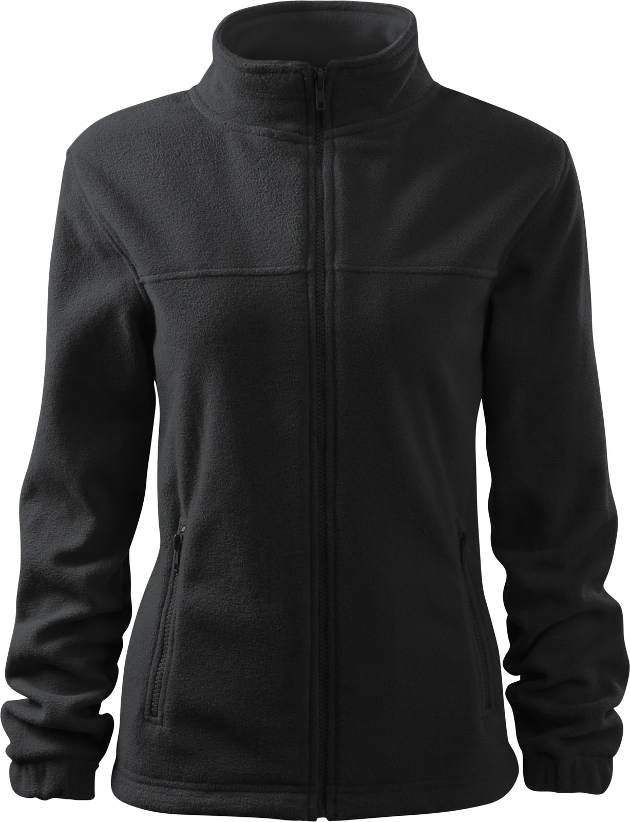 rimeck-504-fleece-damen-jacket-ebonygrau-front-2 RIMECK Fleecejacke Damen Jacket 504