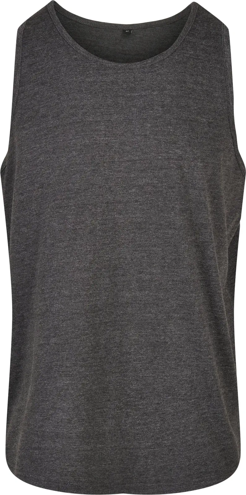 BYB-BB011-basic-tank-charcoal-front-4 Build Your Brand Basic Tank
