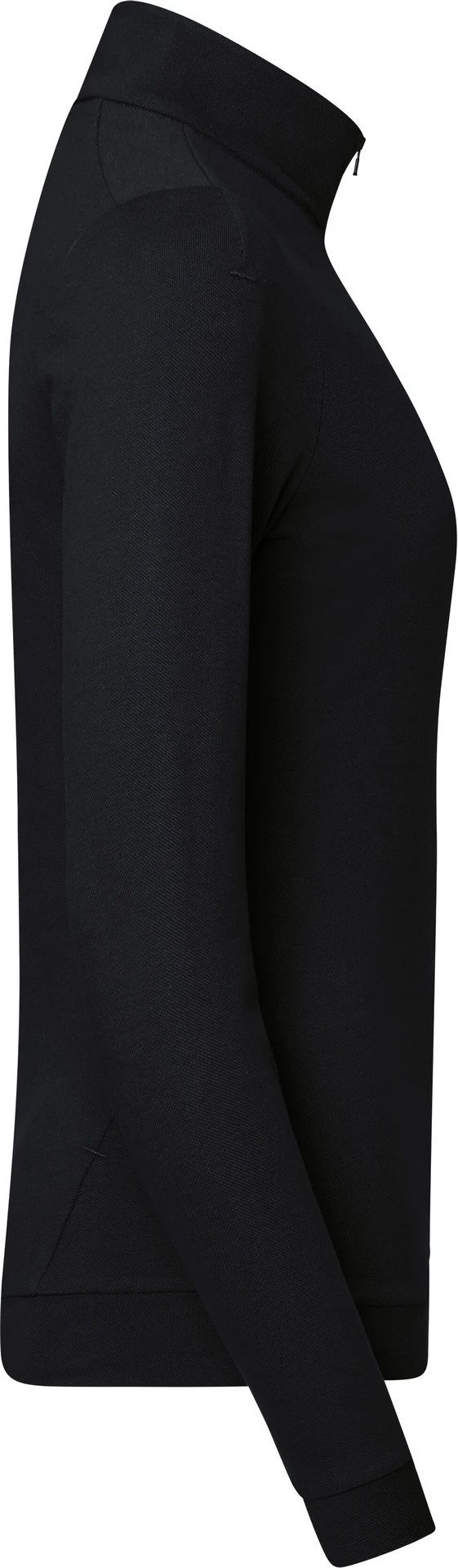 HAKRO Damen Zip-Longsleeve 335 Piqué MIKRALINAR® ECO