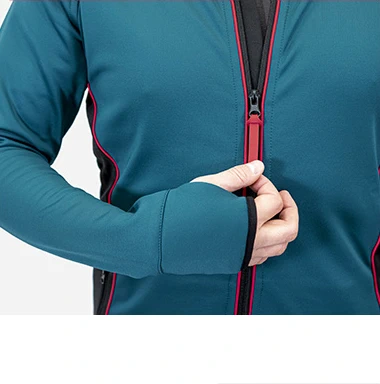 rimeck-w41-stretch-fleece-vertex-petrolblau-detail-7 RIMECK Stretch fleece Vertex W41