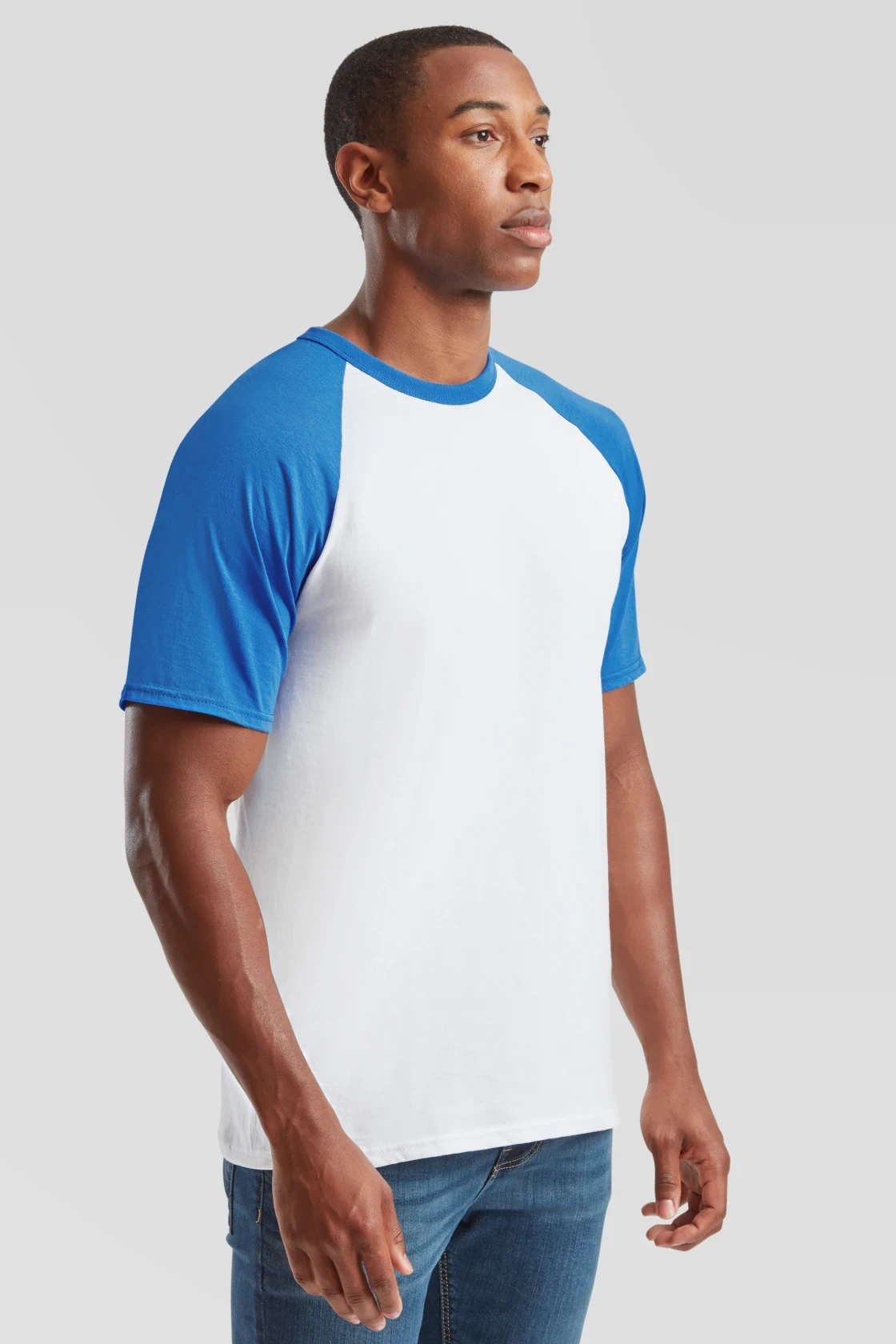 fruit-of-the-loom-61-026-0-valueweight-short-sleeve-baseball-t-shirt-white-royalblue-model-1 F.O.L. Shortsleeve Baseball T