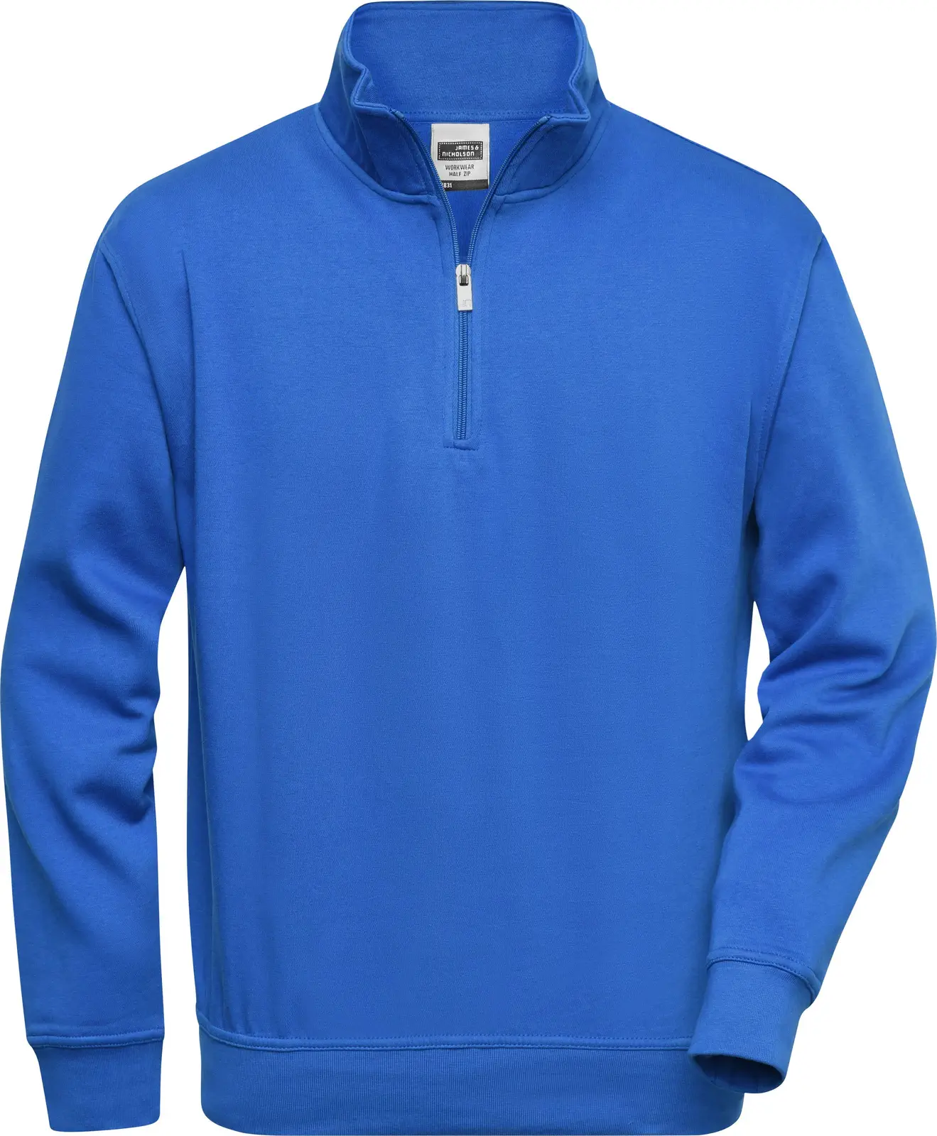 James & Nicholson Workwear Half Zip Sweat