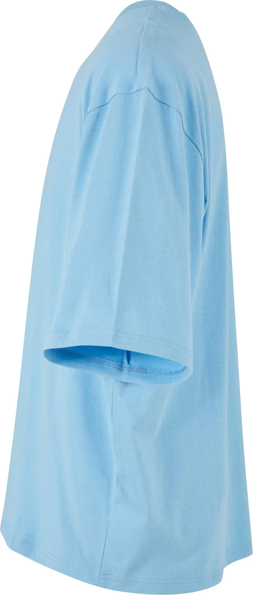 BYB-BY256-oversized-sleeve-t-shirt-balticblue-left-6 Build Your Brand Oversized Sleeve Tee