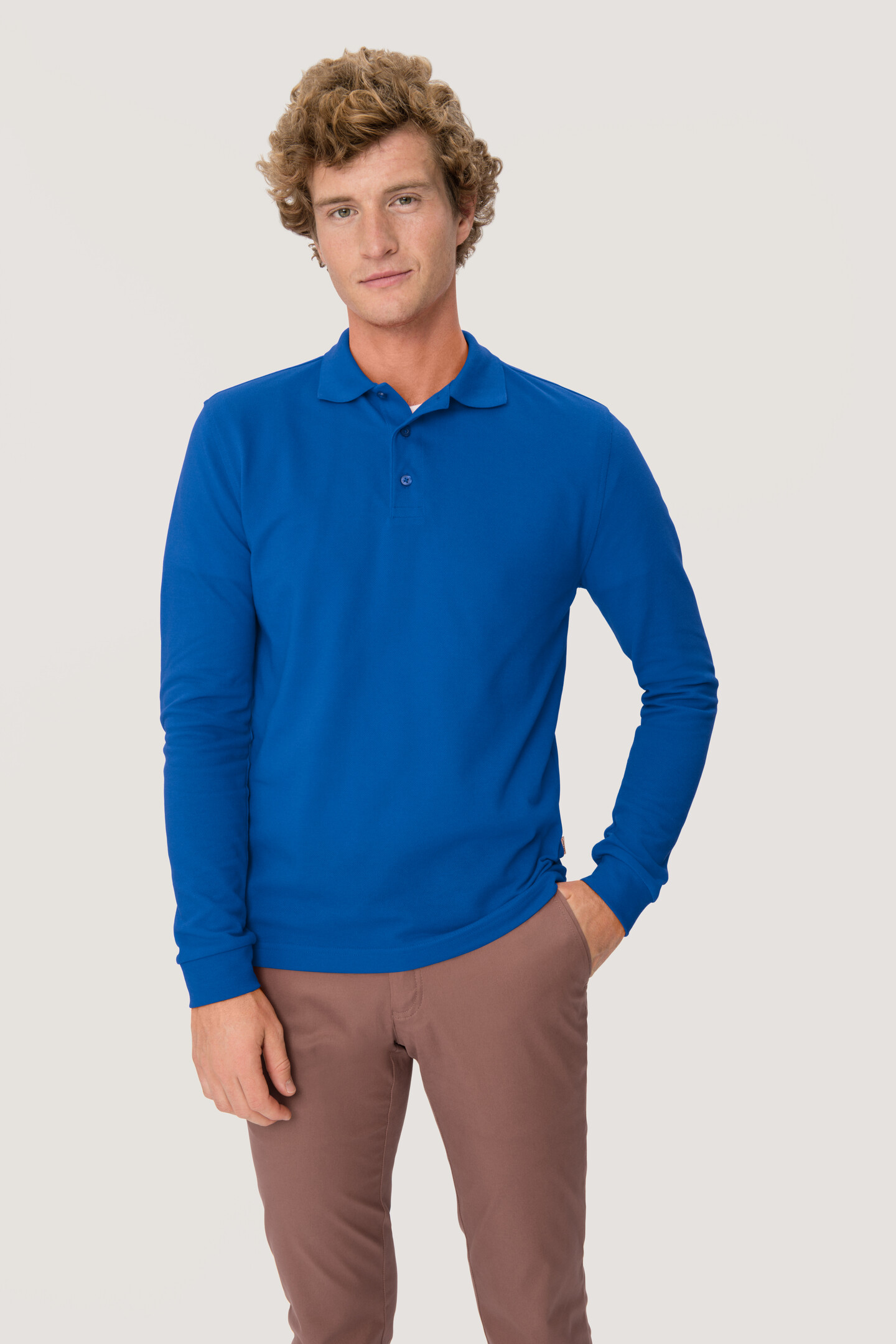 HAKRO Longsleeve-Poloshirt 815 Mikralinar®