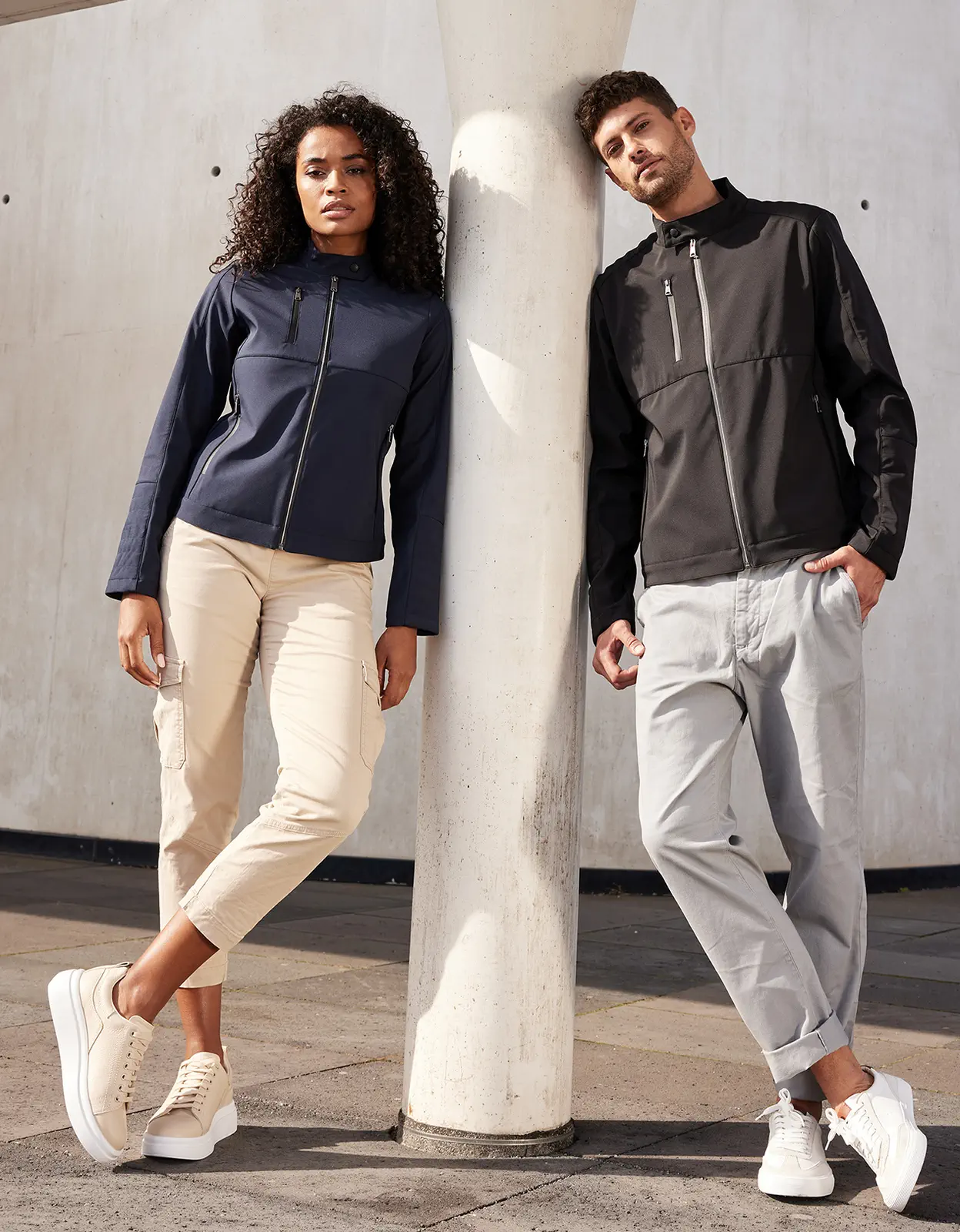 jn1315-ladies-softshell-jacket-model-1 James & Nicholson Ladies´ Softshell Jacket (1315)