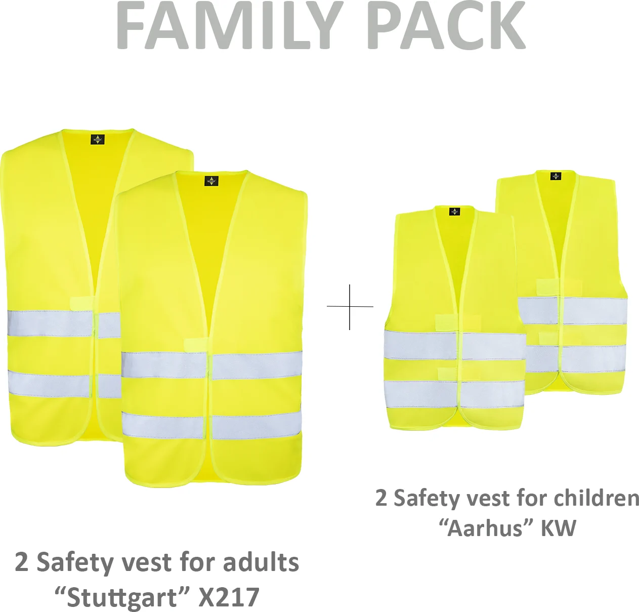 Korntex Warnwesten Family-Pack Ingolstadt