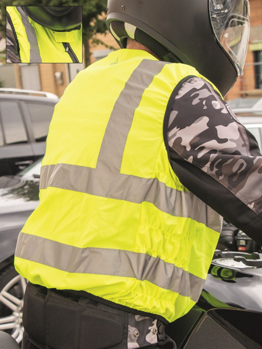 Korntex Hi-Vis Biker Safety Vest Schleiz