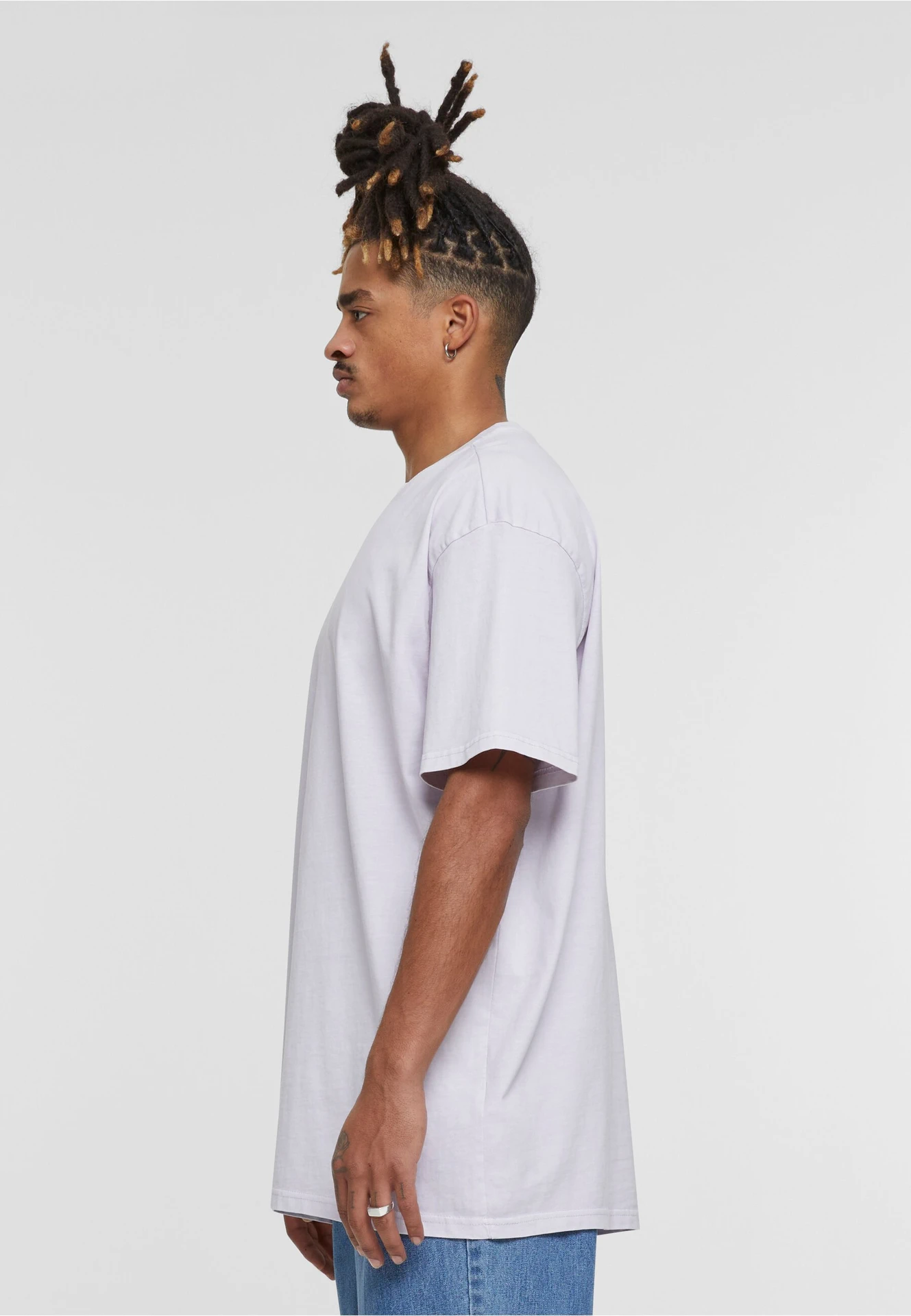 Build Your Brand Acid Washed Heavy Oversize Tee