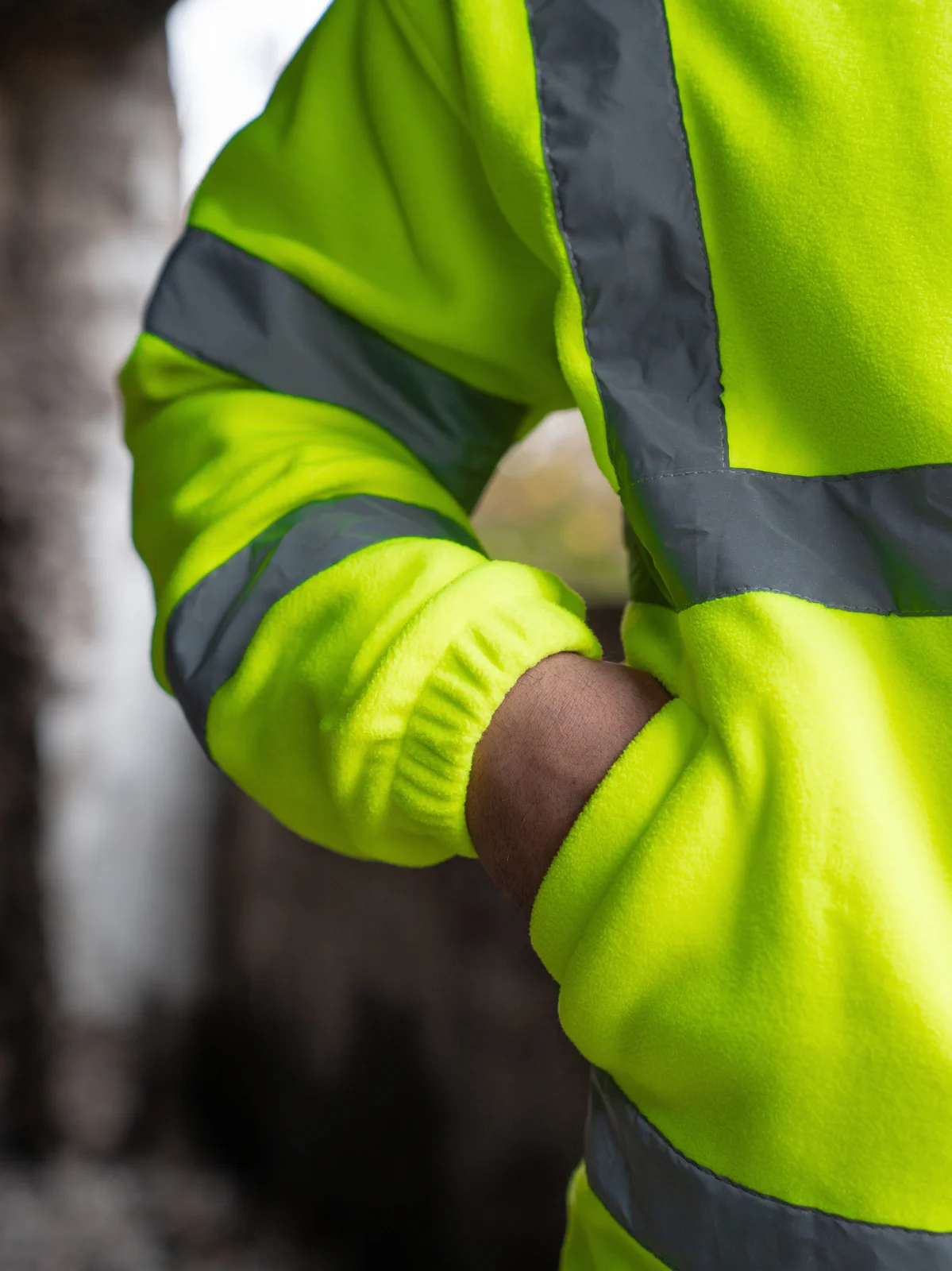 korntex-kxfj-hi-vis-safety-fleece-jacket-bergen-signalyellow-model-2 Korntex Hi-Vis Safety Fleece-Jacket Bergen