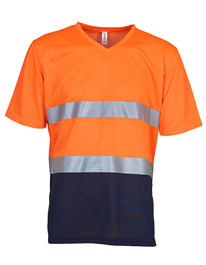 hi-vis orange/navy