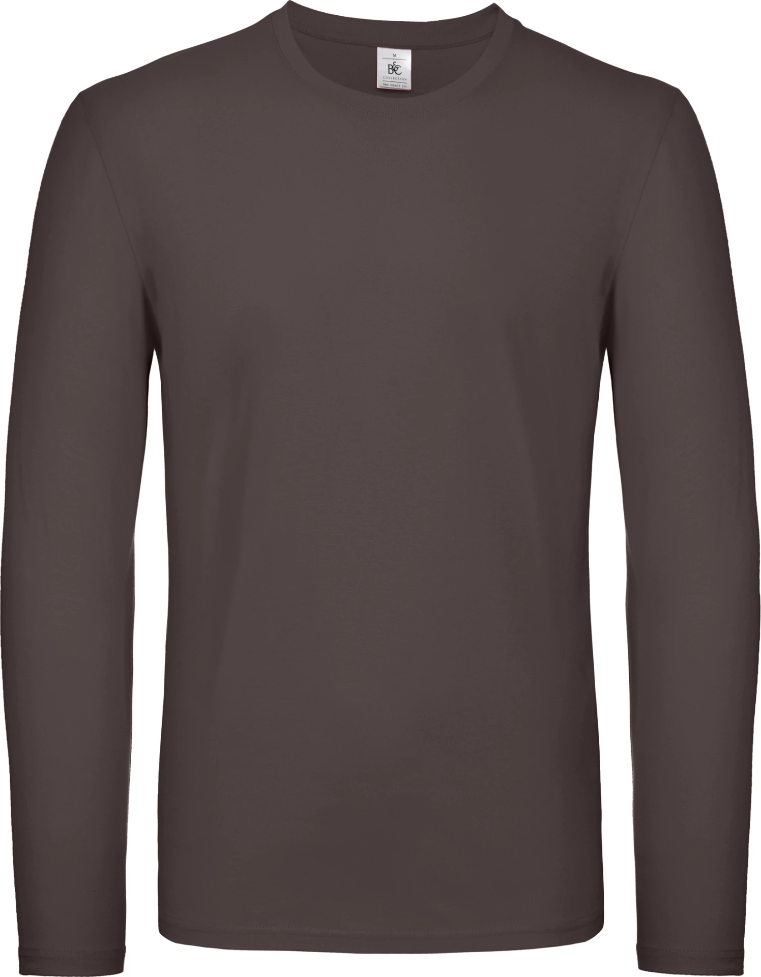BC-TU05T-TShirt-E150-LSL-bearbrown-0 B&C T-Shirt #E150 Long Sleeve