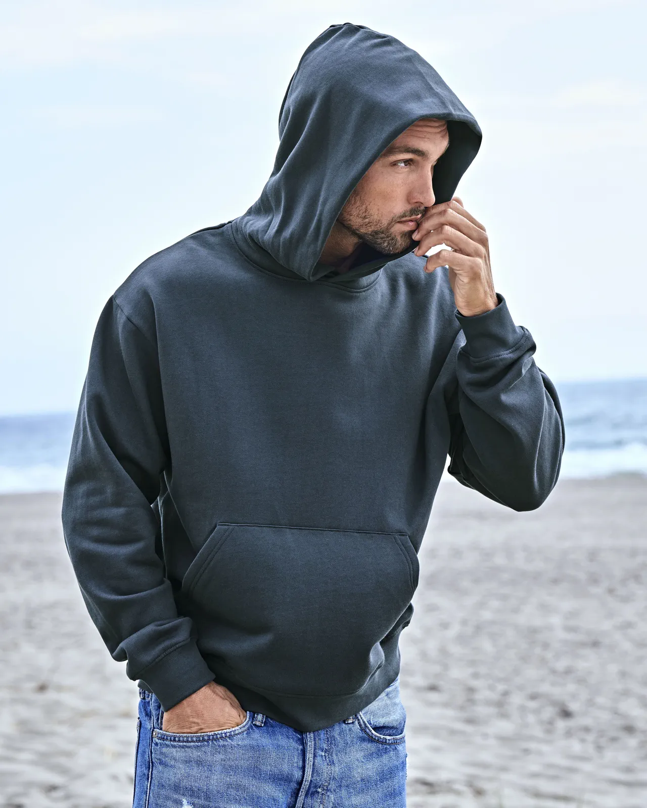 tee-jays-5162-urban-heavy-loose-fit-hooded-sweatshirt-inkblue-model-0 Tee Jays Urban Heavy Loose Fit Hooded Sweatshirt