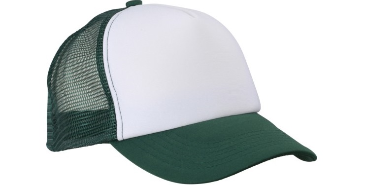 white/dark green