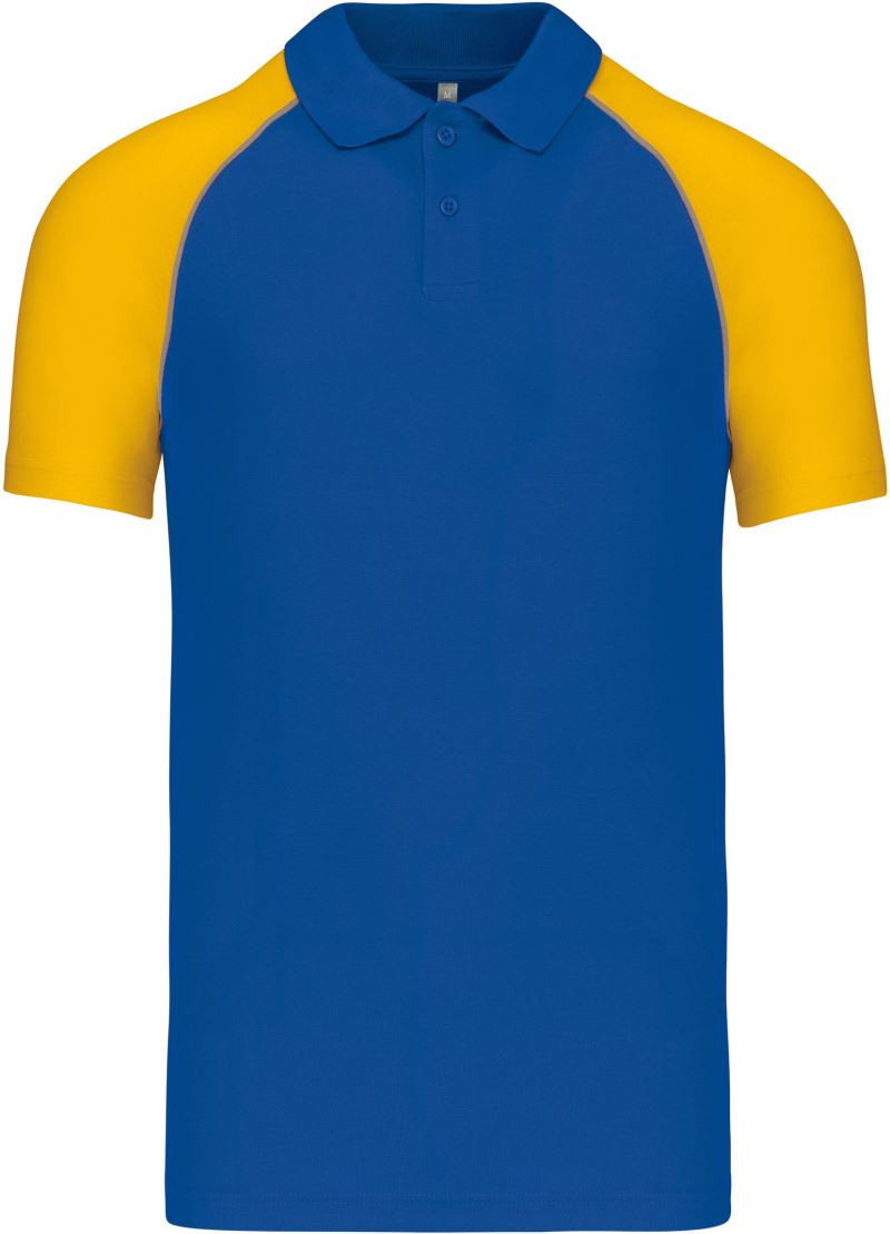 Kariban Baseball Piqué Polo Shirt