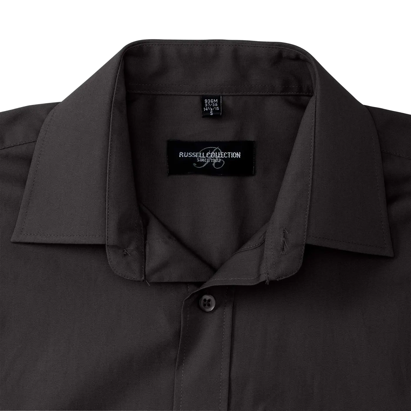 Russell Men's Long Sleeve Pure Cotton Easy Care Poplin Shirt